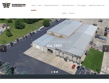 Tablet Screenshot of ehresmannengineering.com